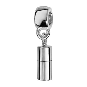 Charms Thabora en argent rhodié boîte à secret suspendue - Vue 1