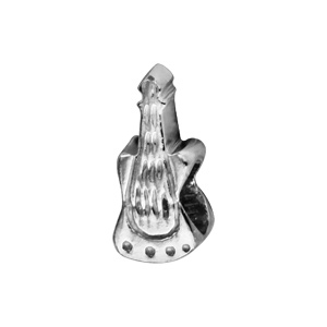 Charms Thabora en argent rhodié guitare - Vue 1