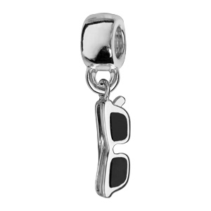 Charms Thabora en argent rhodié lunettes de soleil suspendues - Vue 1