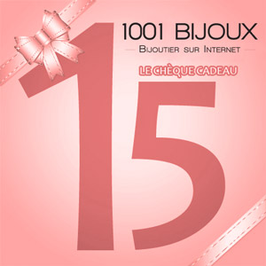 Chque Cadeau 1001 Bijoux - 15€ - Vue 1