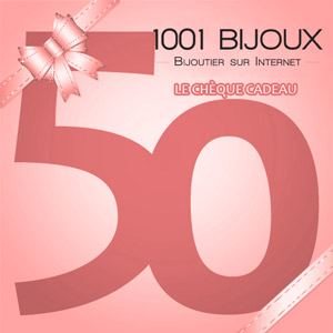 Chque Cadeau 1001 Bijoux - 50€ - Vue 1