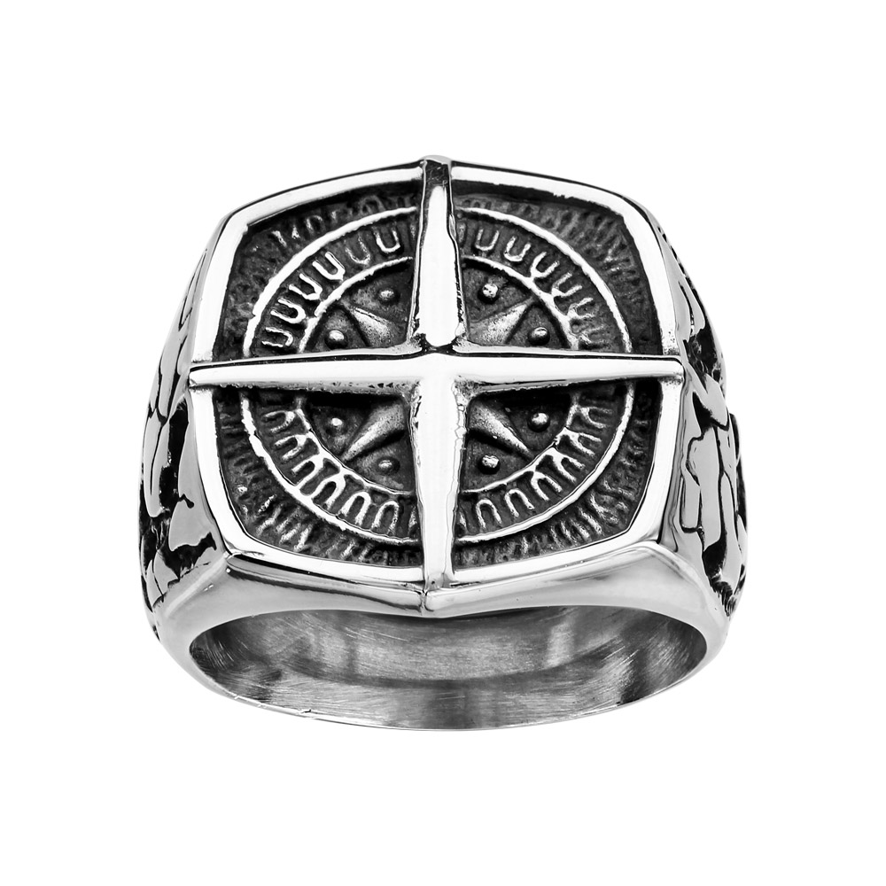 Chevali�re en acier patin� globe trotter - Vue 1