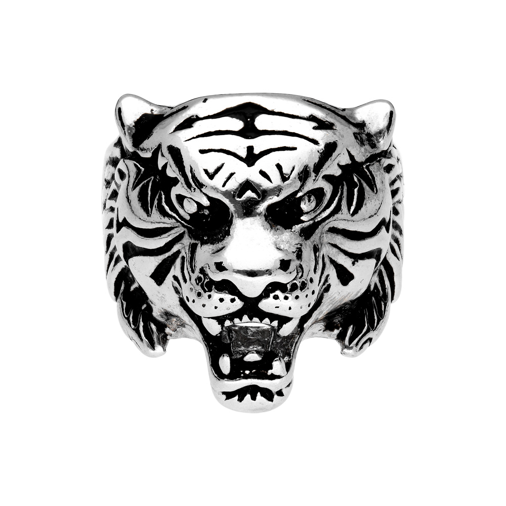 Chevalire en acier tte de tigre - Vue 1