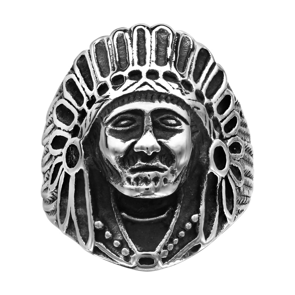 Chevalire en acier tte d\'Indien - Vue 1