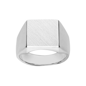 Chevalire en argent plateau carr 13mm X 13mm - Vue 1