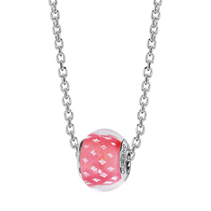 Collier Charms Thabora cration Rose - Vue 1