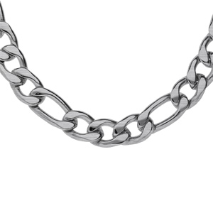 Collier en acier satiné 1+3 11mm - 60cm - Vue 1
