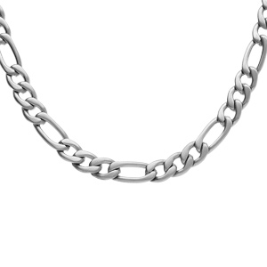 Collier en acier satiné 1+3 5mm - 55cm - Vue 1