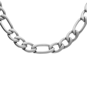 Collier en acier satiné 1+3 7mm - 50cm - Vue 1