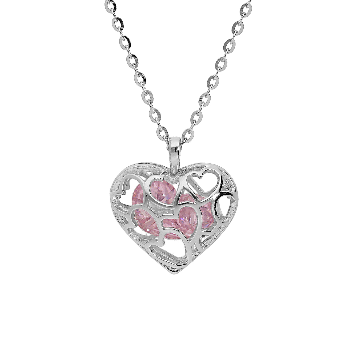 Collier Argent 925 Perle De Chine Péridot Et Topaze Blanche Traitee 45cm