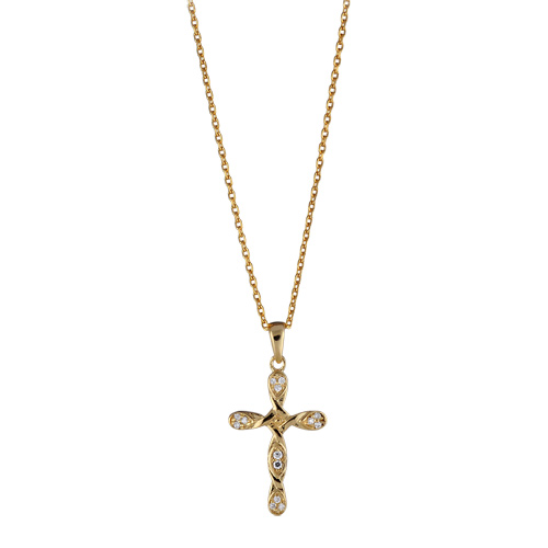 Collier Plaqué Or 18 Carats Avec Oxydes De Zirconium Multicolores - Neuf Tata Gisèle