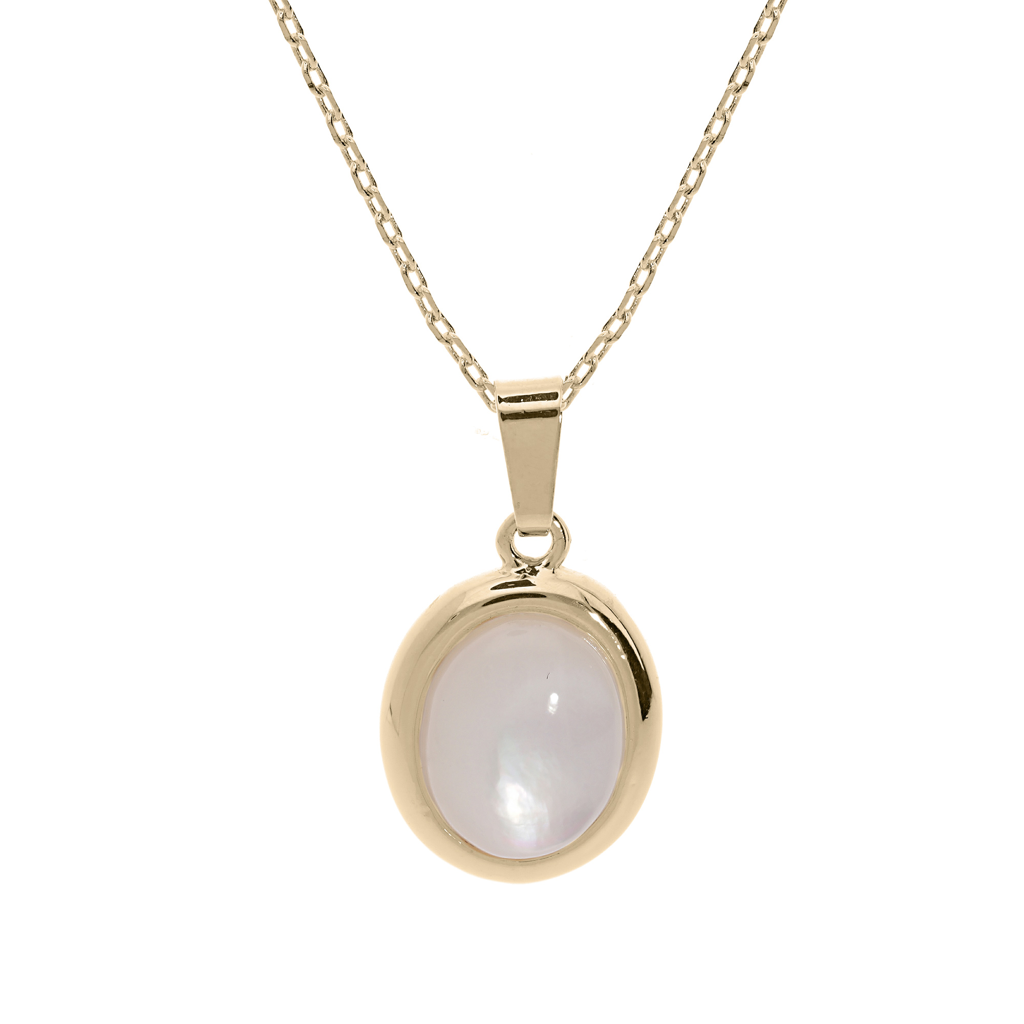 Chaîne Avec Pendentif Vintage En Plaqué Or - Occasion - Bijou Rétro