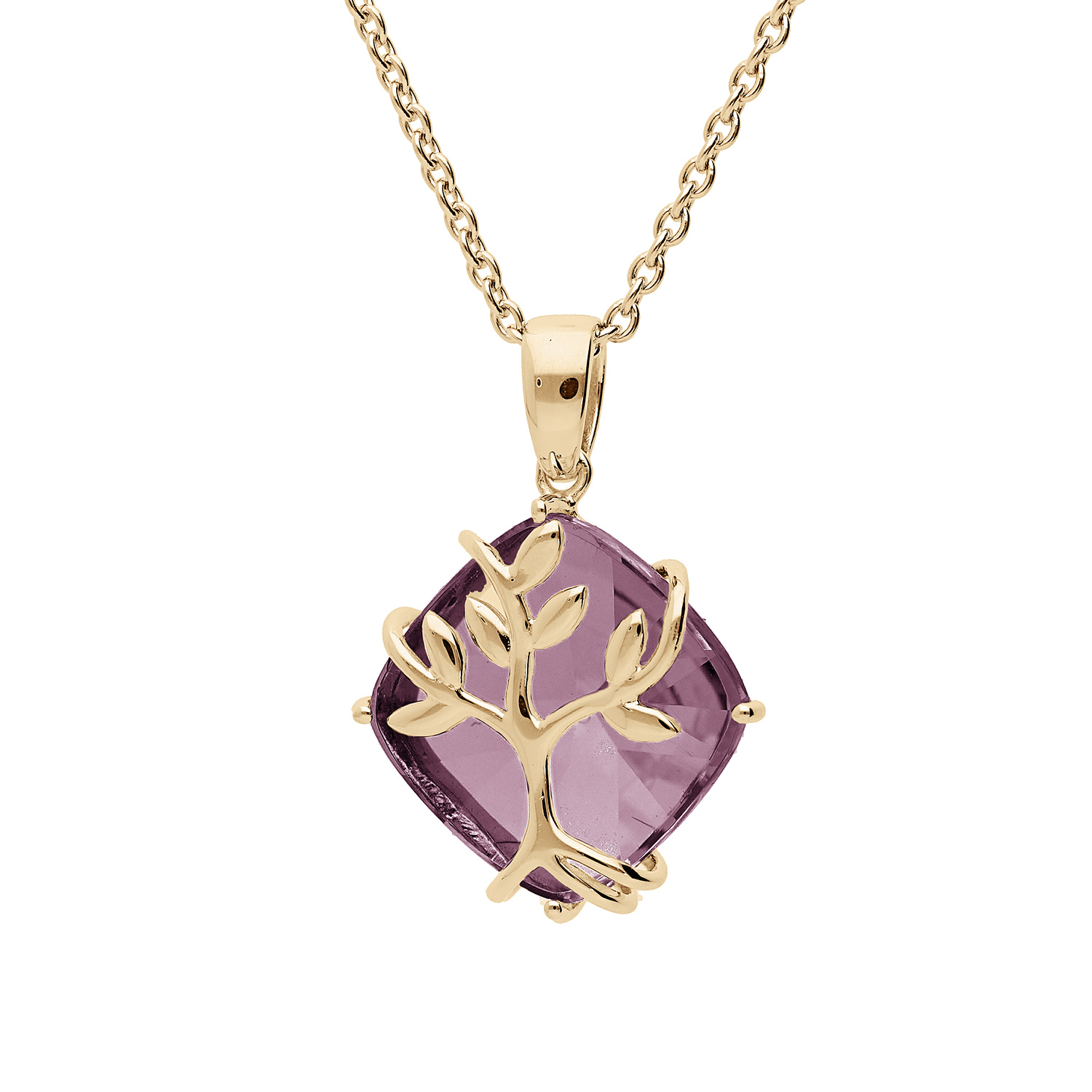 Pendentif Vintage Plaqué Or – CHRIST En Filigrane Avec Chaîne – Fabriqué En France