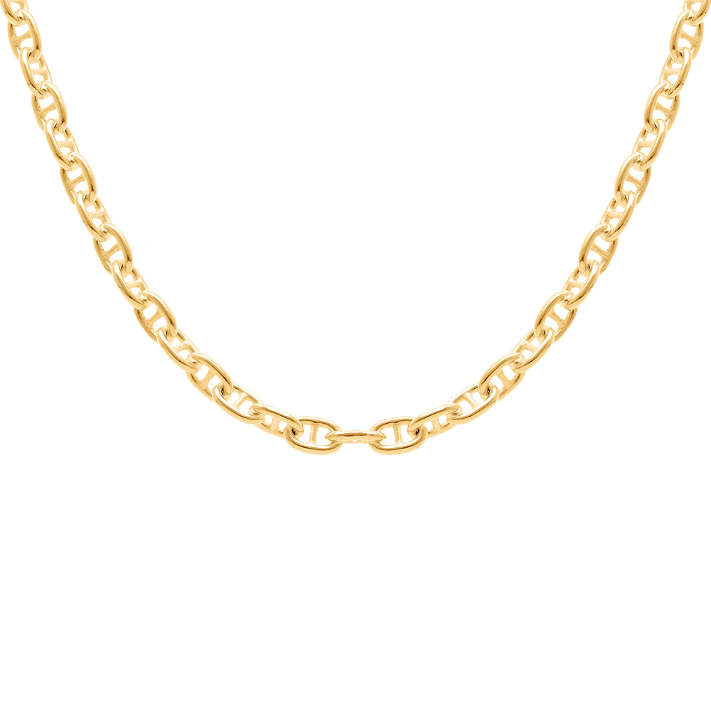 Collier en vermeil maille marine  - 50cm - Vue 1