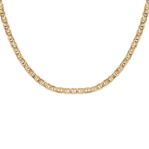 Collier en vermeil maille marine - 50cm - Vue 1