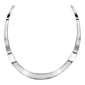Collier torque en argent - Vue 1