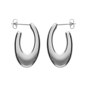 Cr�oles acier forme ovale - 30X17mm