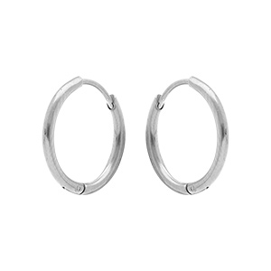Créoles articulée en acier 12mm - Vue 1