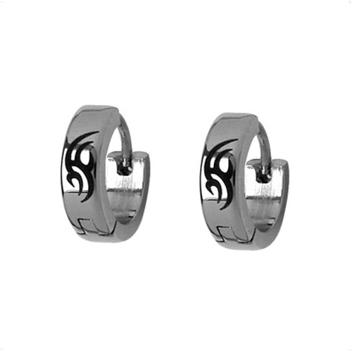 Boucles D'oreilles Créoles En Argent Sterling 925 - Diamètre 12mm - Sans Pierre