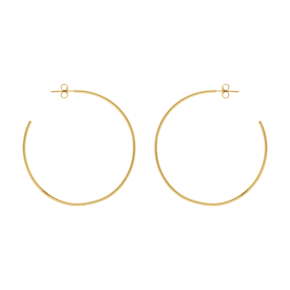 Croles en acier dor 45mm - Vue 1