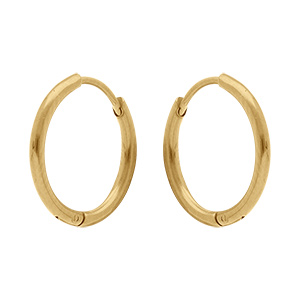 Croles en acier dor articule - 12mm