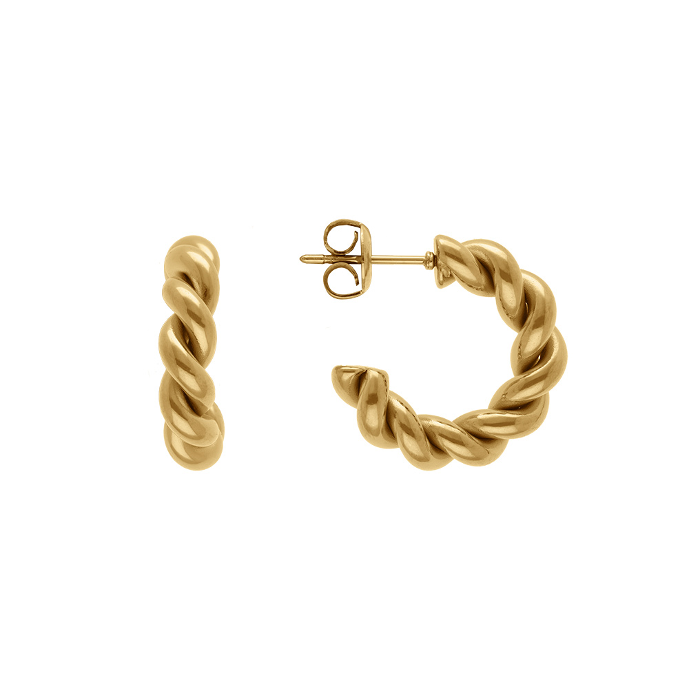 Croles en acier dor dorsade 4.7x20.5mm - Vue 1