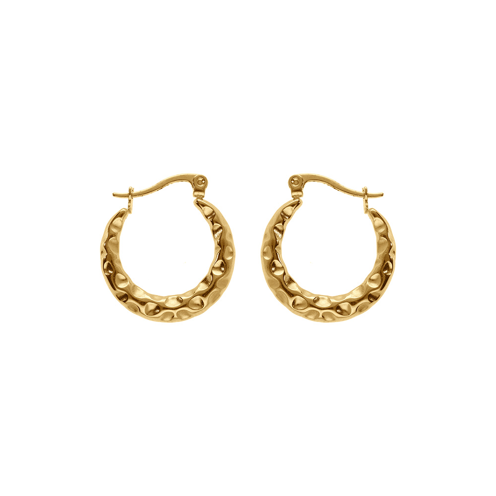 Croles en acier dor ronde bomb 21mm - Vue 1