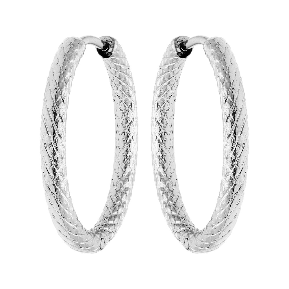 Croles en acier fantaisie motif pis en 23mm - Vue 1