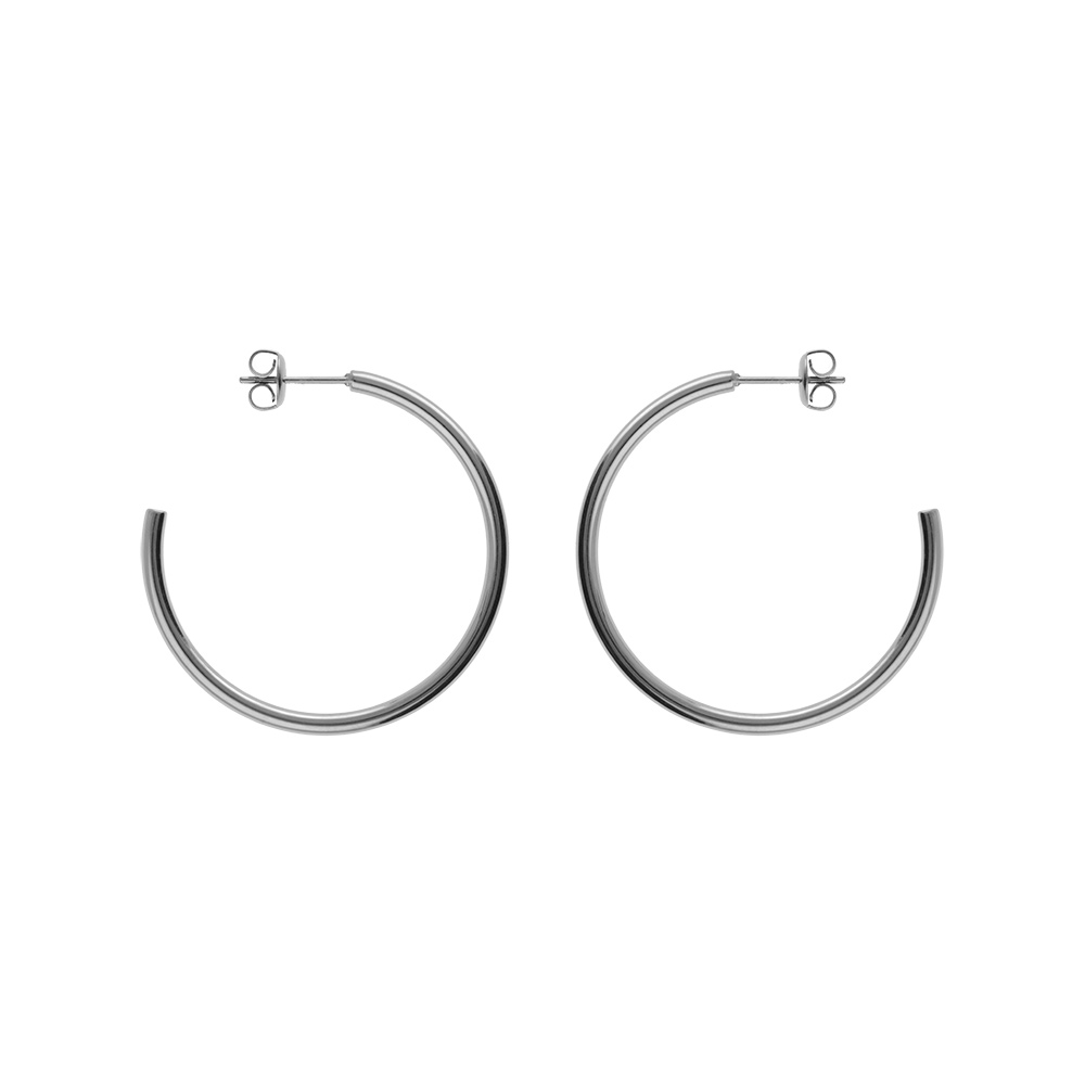 Croles en acier massif fil 2.5mm diamtre 40mm - Vue 1