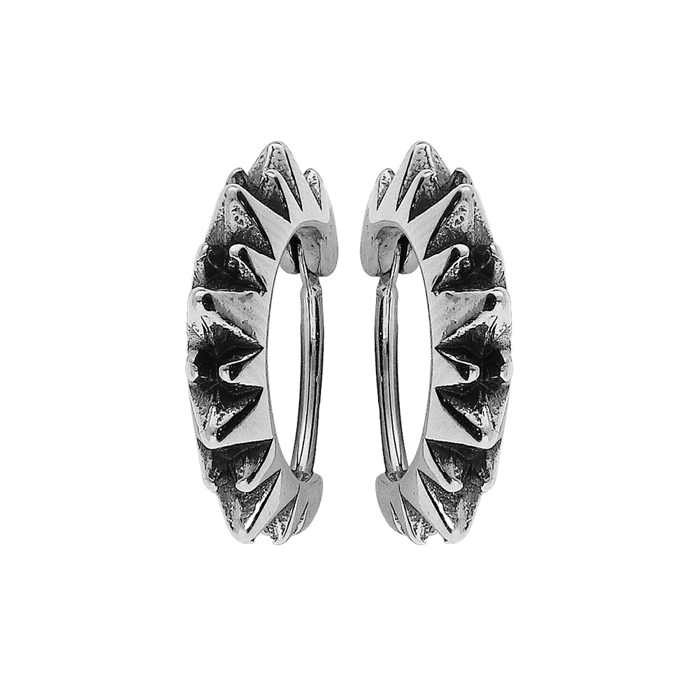 Croles en acier patin balinaises motif soleil diamtre 16mm - Vue 1