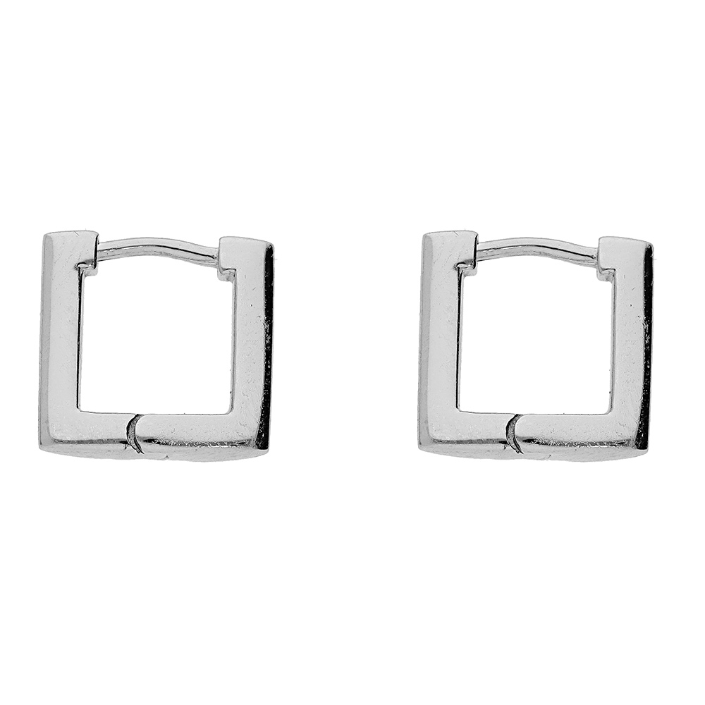 Créoles En Acier Inoxydable Petugons - Diamètre 70 Mm, Fil De 3 Mm, Argenté, Neuf Avec étiquettes