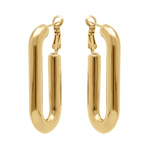 Croles tige en acier dor tube rectangulaire - 43mm - Vue 1