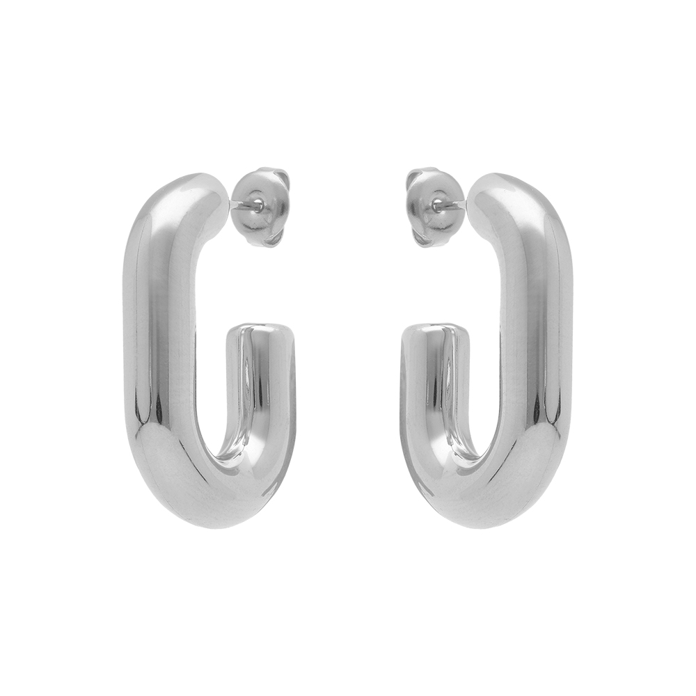 Cr�oles tige en acier tube rectangulaire - 27mm - Vue 1