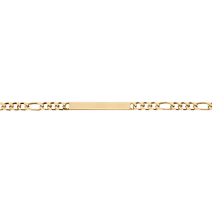 Gourmette en vermeil maille 1+3 prestige 4mm - 18cm - Vue 1