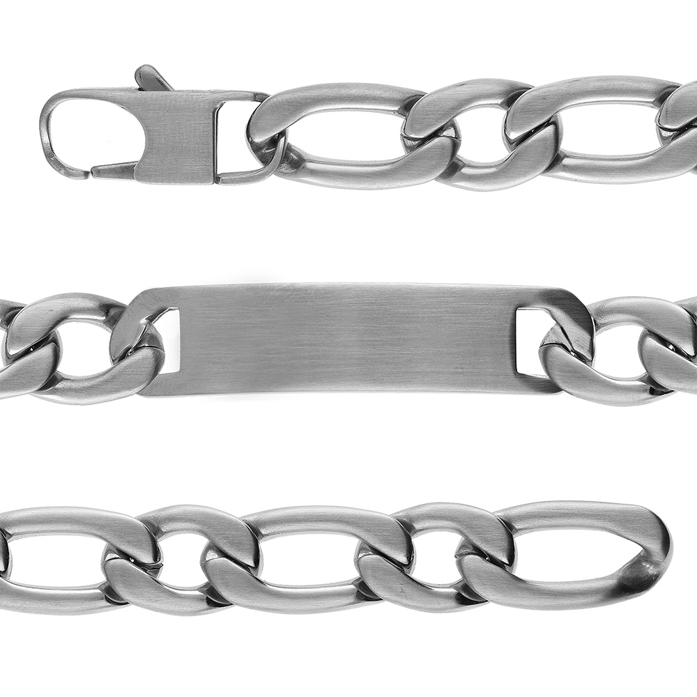 Identit� acier satin� 1+1 11mm - 22cm - Vue 1