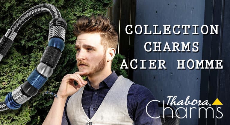 Bracelet Charms Acier Homme