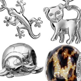 Charms Argent Animaux