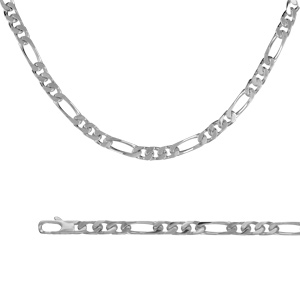 Parure acier collier bracelet - Vue 1