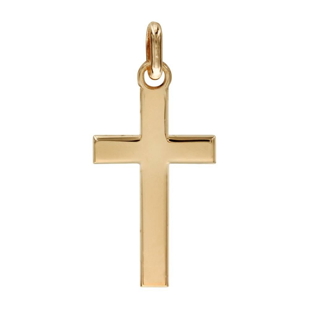 Pendentif Croix En Plaqué Or - Bijou Neuf Avec étiquette, Marque OxcmoBijoux