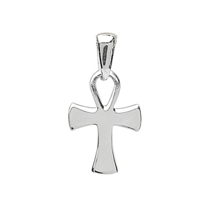 Pendentif croix gyptienne Ankh en argent petit modle - Vue 1