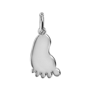 Pendentif En Argent Pied De Bebe A Graver Pendentif En Argent Pied De Bebe A Graver