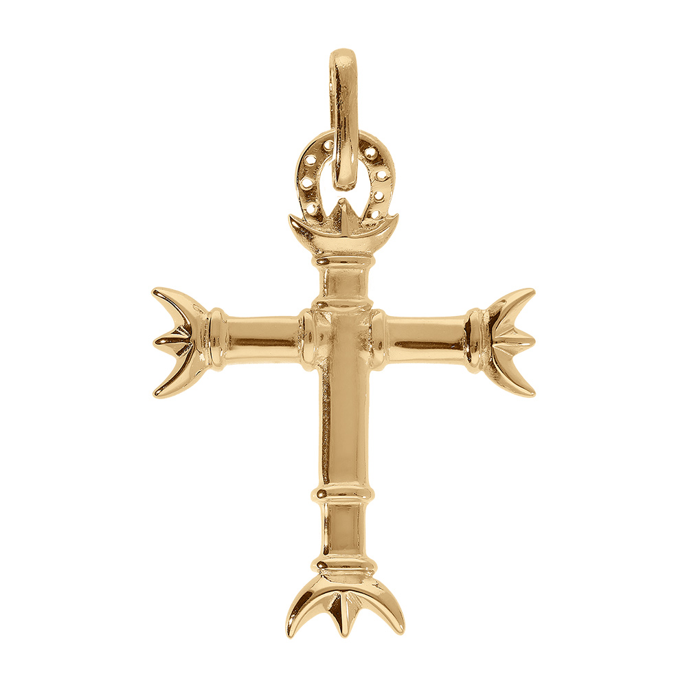 Pendentif Garçon Silhouette En Or Plaqué - TATA GISELE - Bijou Mignon