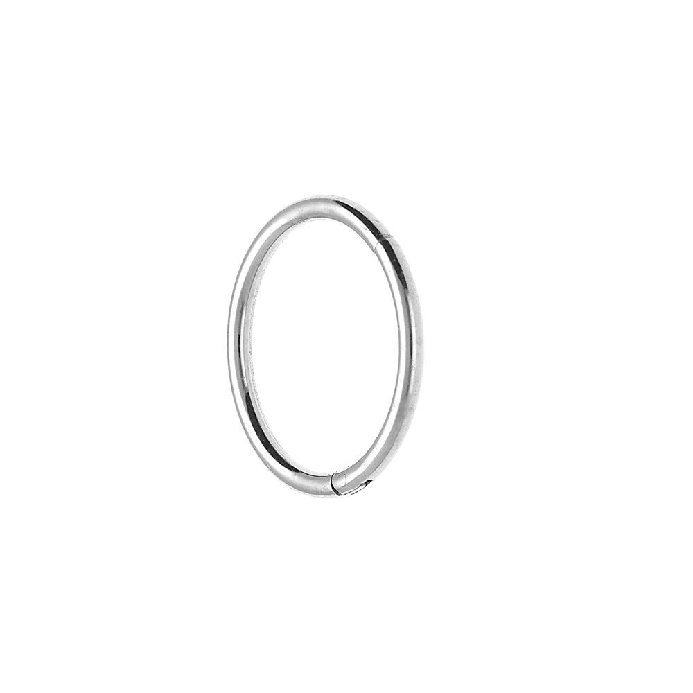 Piercing en acier anneau helix tragus daith - Vue 1