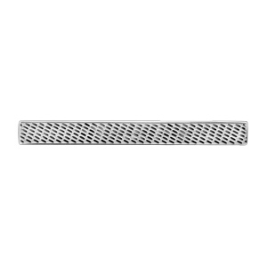 Pince a cravate en acier avec motif diamanté - Vue 1