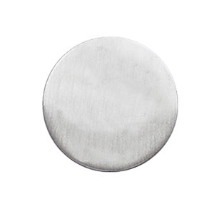 Pin\'s en argent rond diamtre 20mm  graver - Vue 1