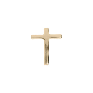 Pin\'s en plaqu or croix - Vue 1