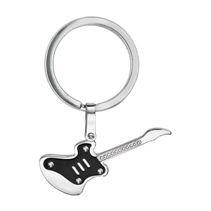 Porte clef en acier guitare lectrique - Vue 1