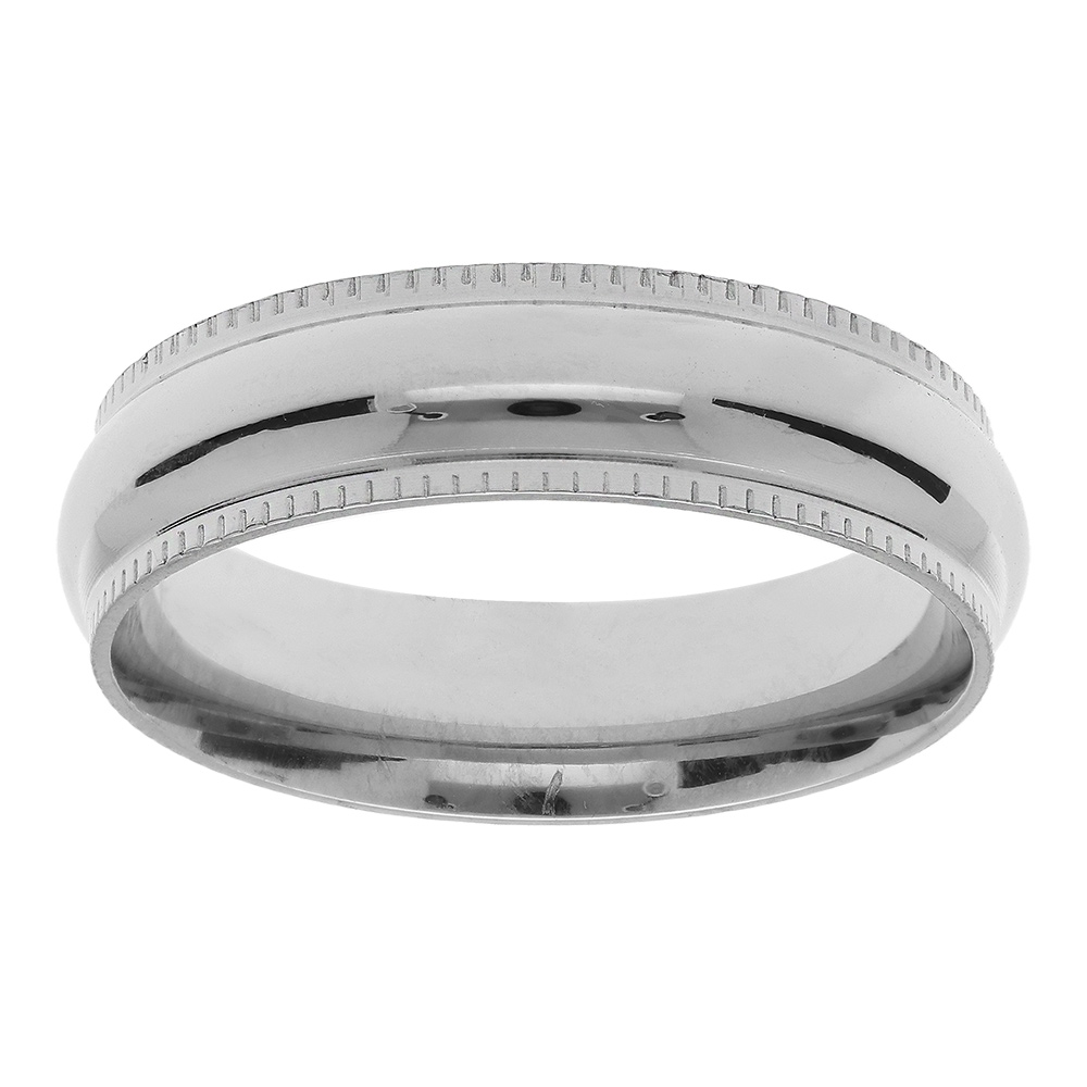 Alliance en acier bords ciselés largeur 6mm