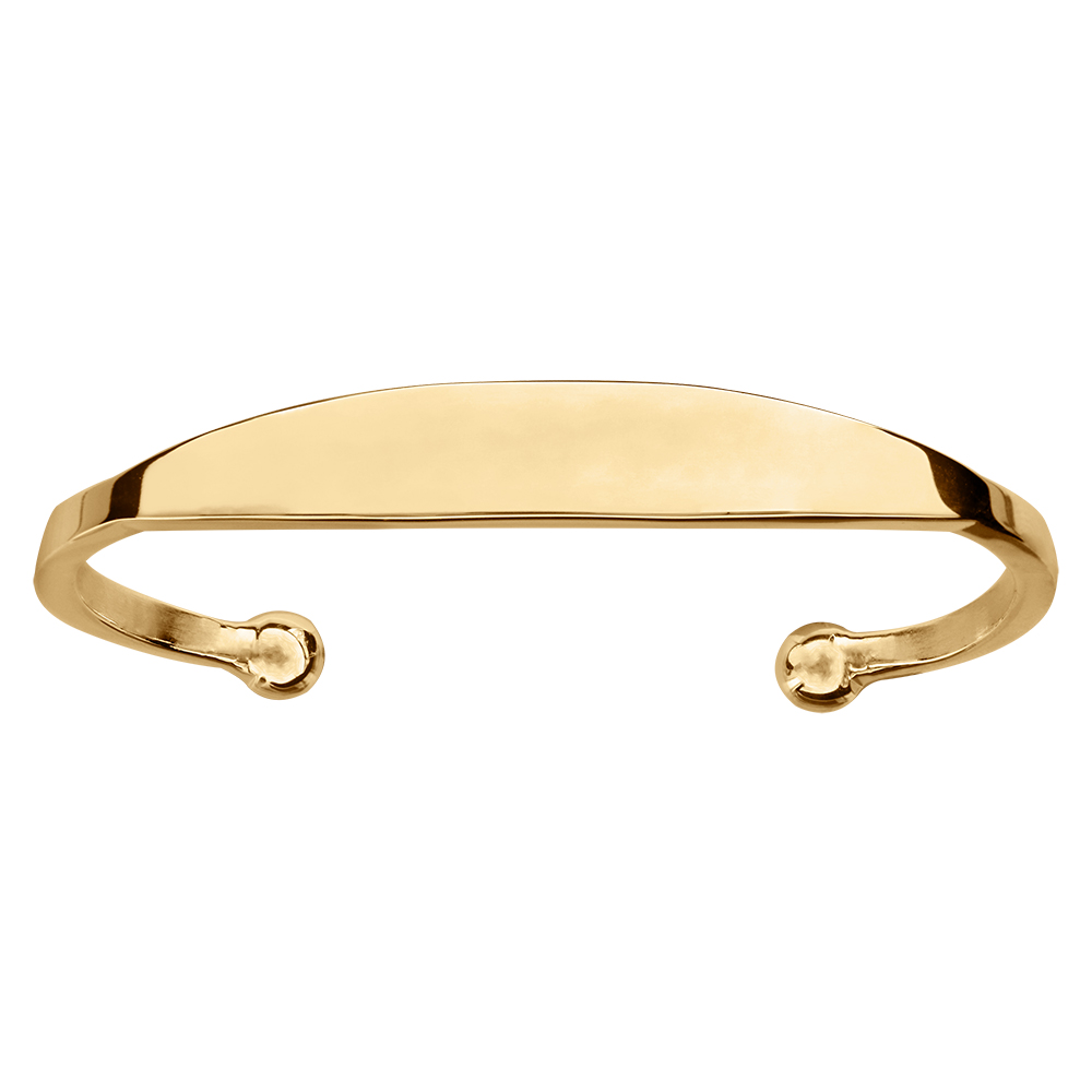 Bracelet esclave en vermeil 65mm de diamètre
