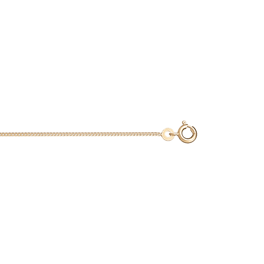 Chaîne en vermeil maille gourmette 1.2mm  - 40 cm